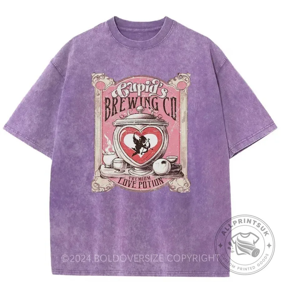 Cupid's Brewing Company Premium Love Potion Washed T-Shirt